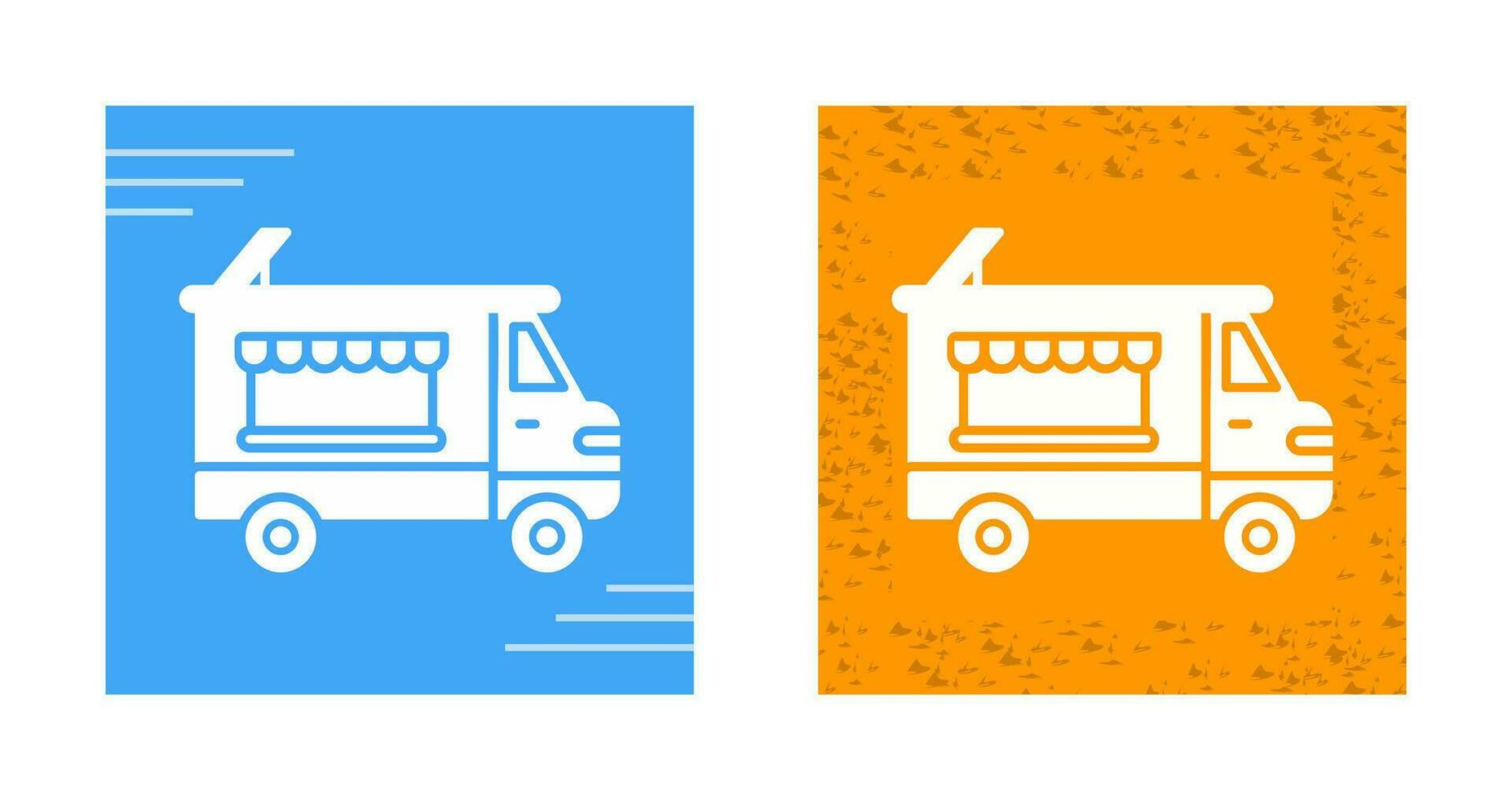 ícone de vetor de caminhão de padaria