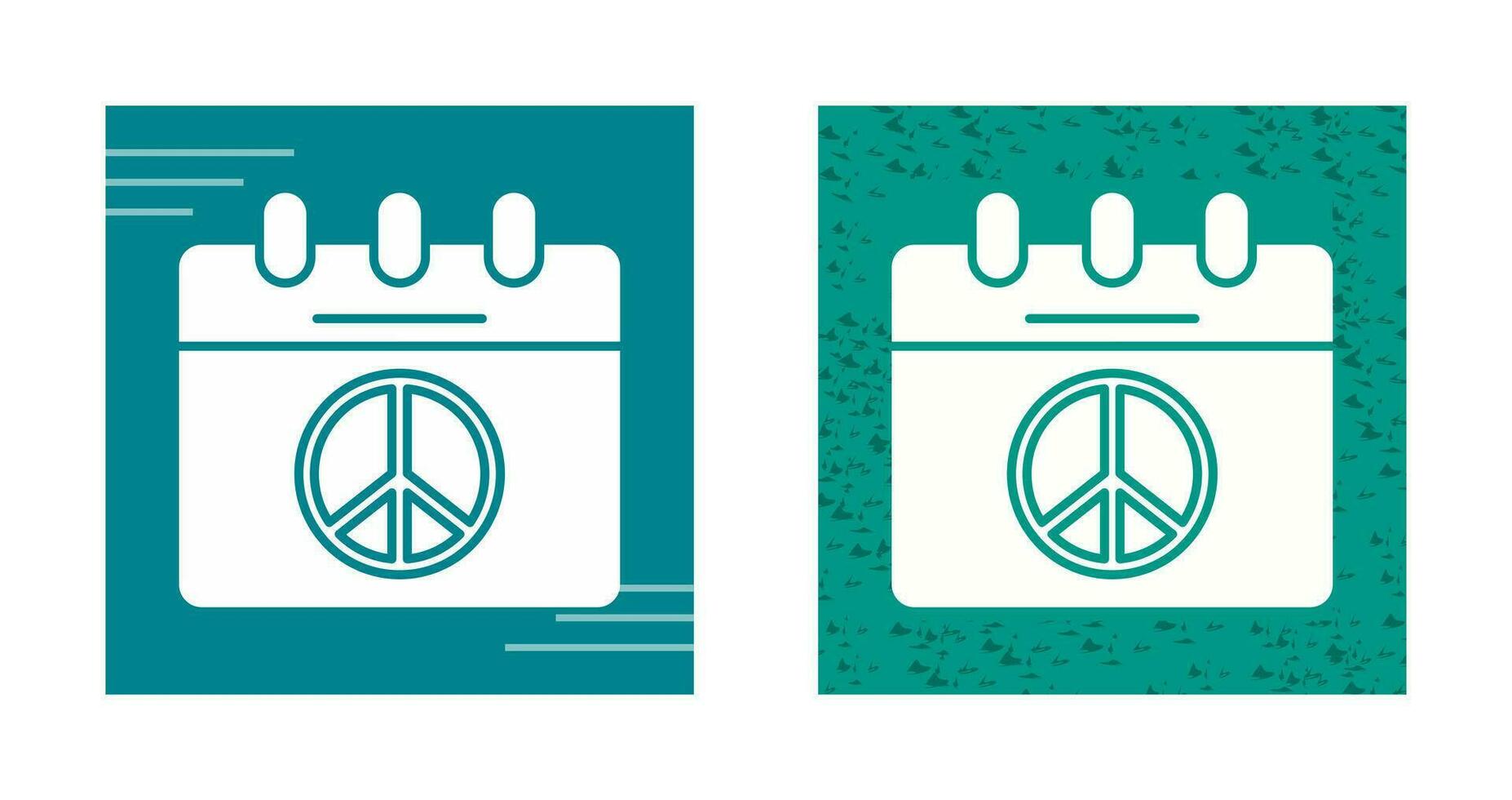 ícone de vetor de calendário de paz