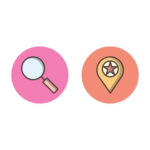 Conjunto de vetor SEO Search Engine Optimization Icons