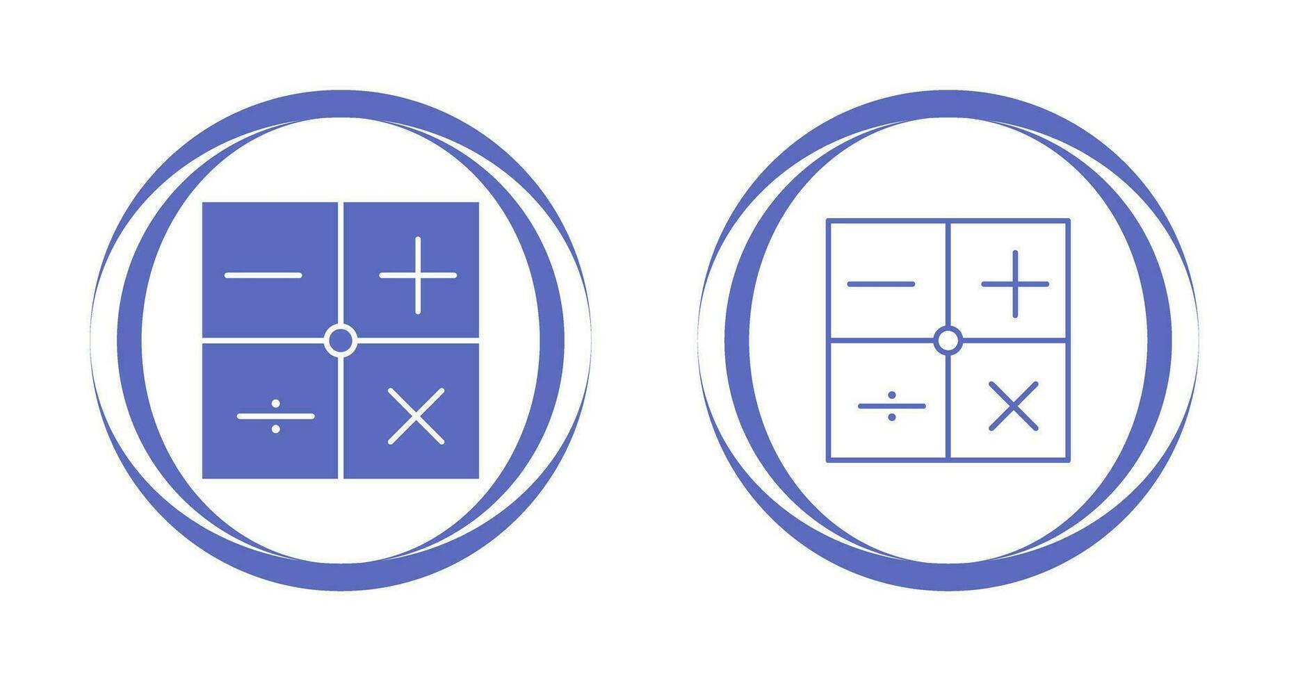 ícone de vetor de símbolos matemáticos