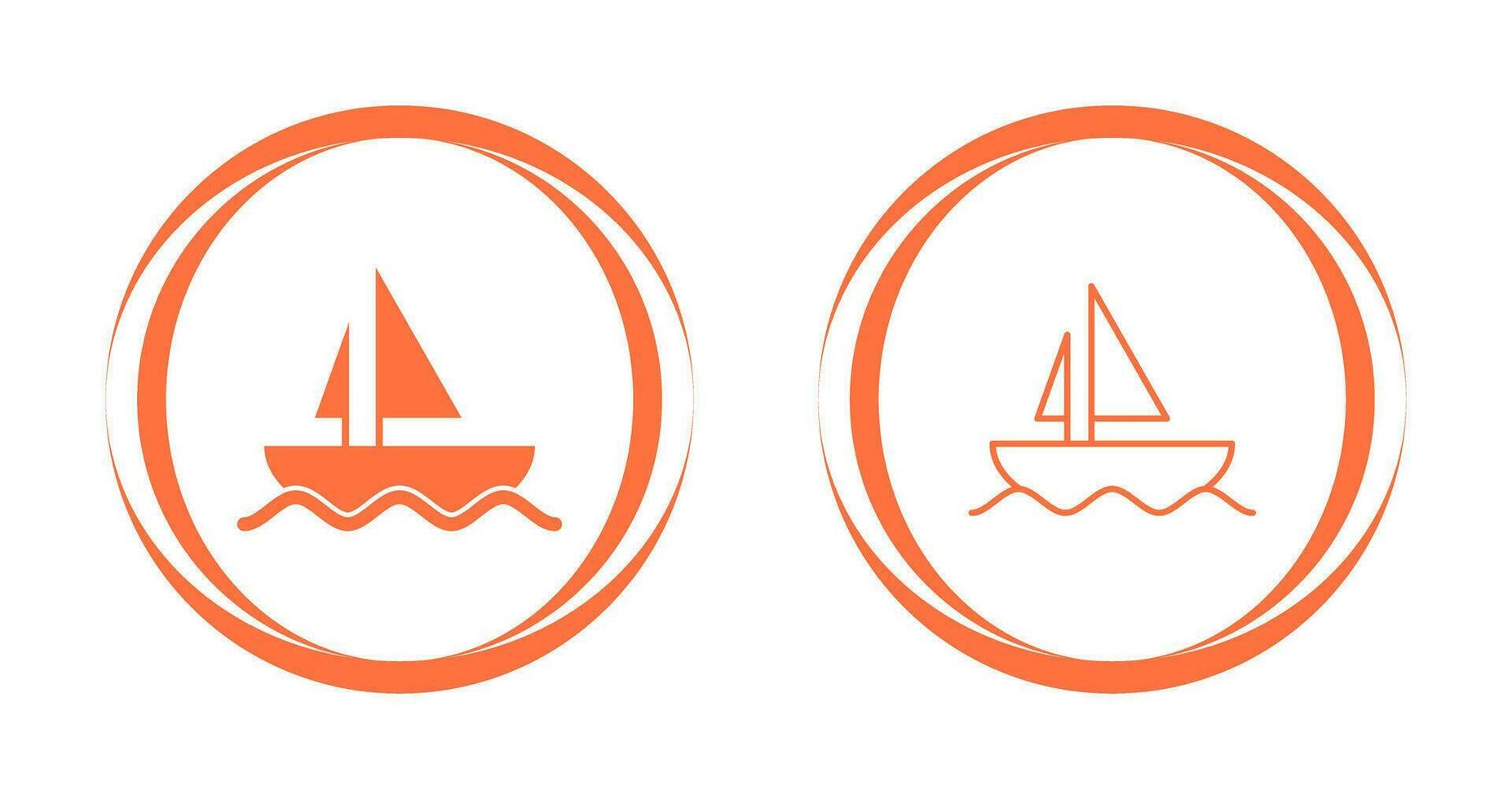 ícone de vetor de barco