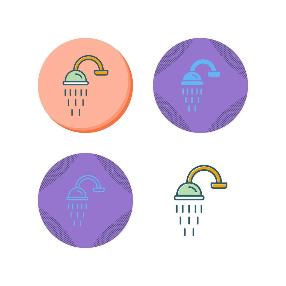 ícone de vetor de chuveiro