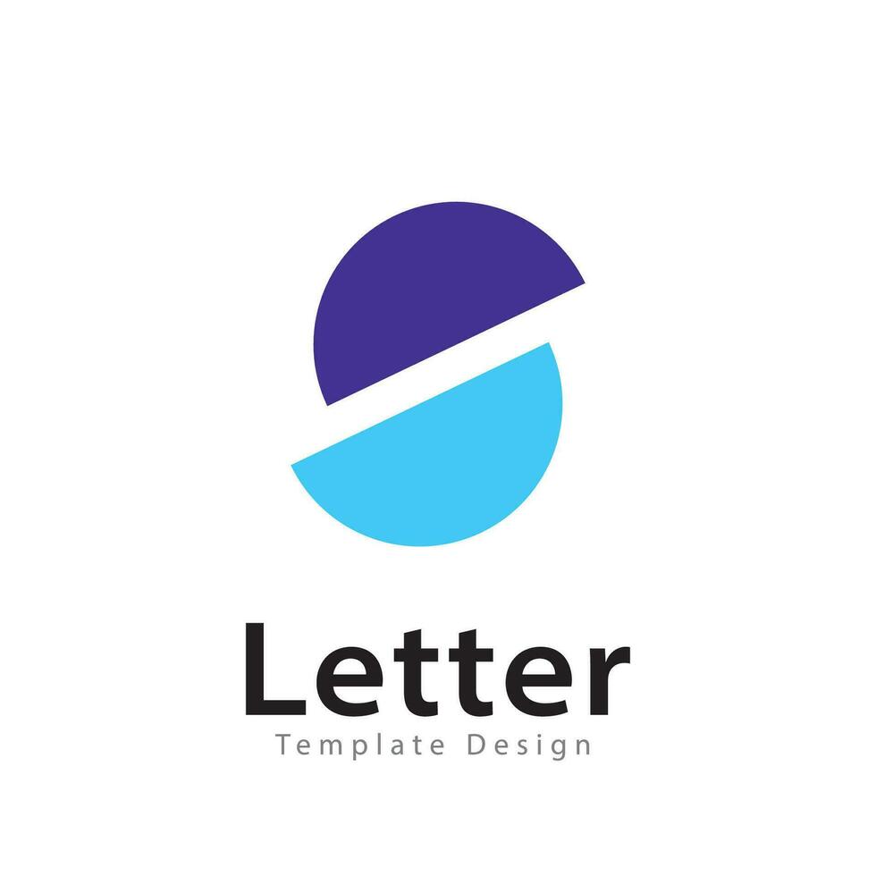 modelo de vetor de logotipo de letra s. design de logotipo inicial de carta criativa