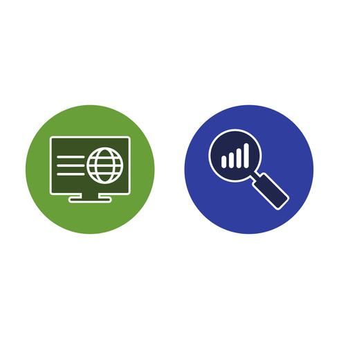 Conjunto de vetor SEO Search Engine Optimization Icons