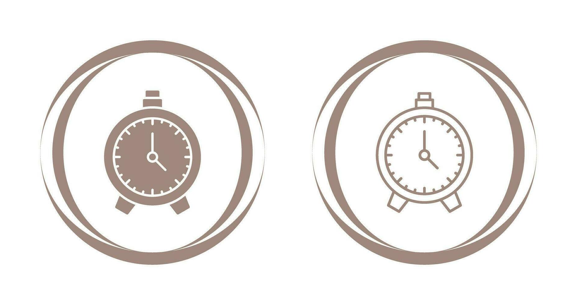 ícone de vetor de relógio de alarme