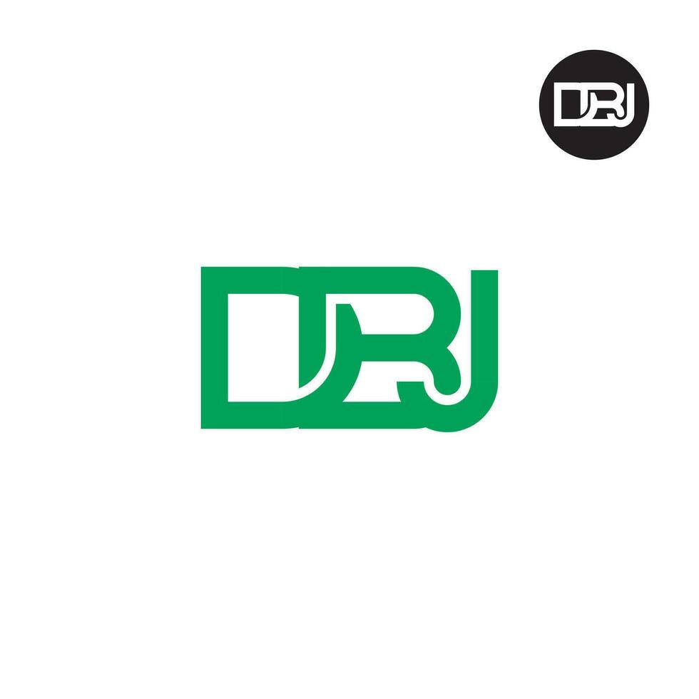 carta dbj monograma logotipo Projeto vetor
