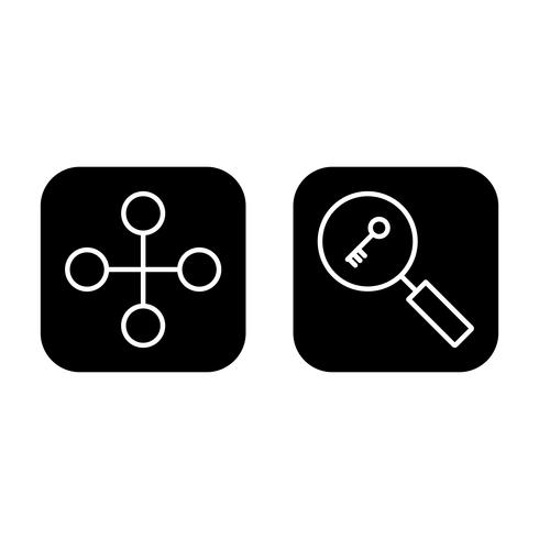 Conjunto de vetor SEO Search Engine Optimization Icons