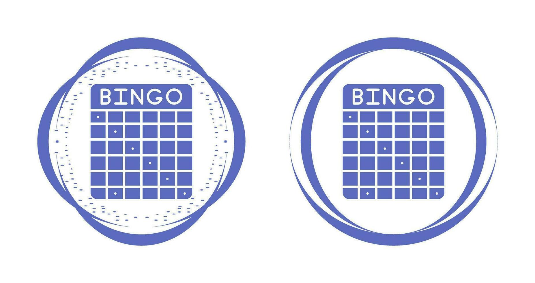 ícone de vetor de bingo