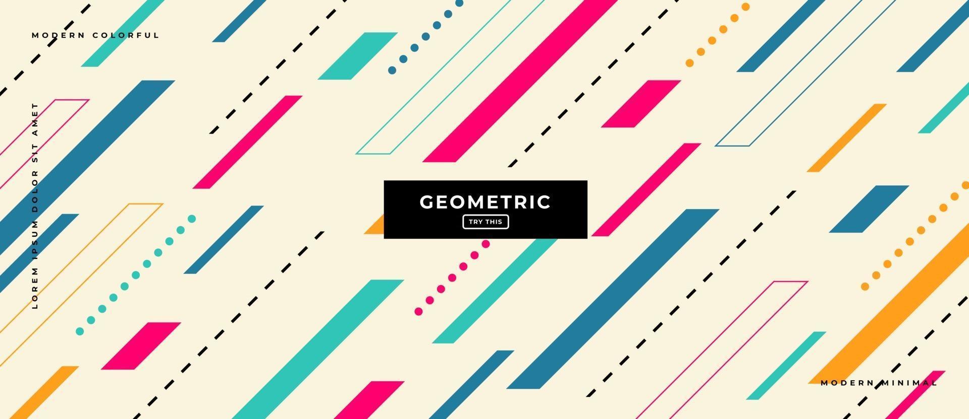 projeto de plano de fundo de formas geométricas. vetor