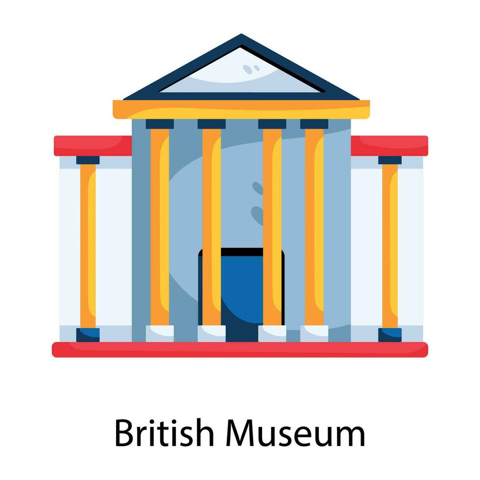 museu britânico da moda vetor