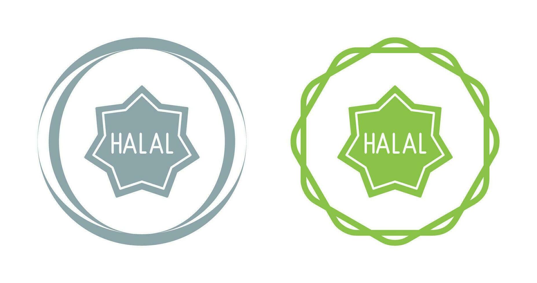 ícone de vetor halal