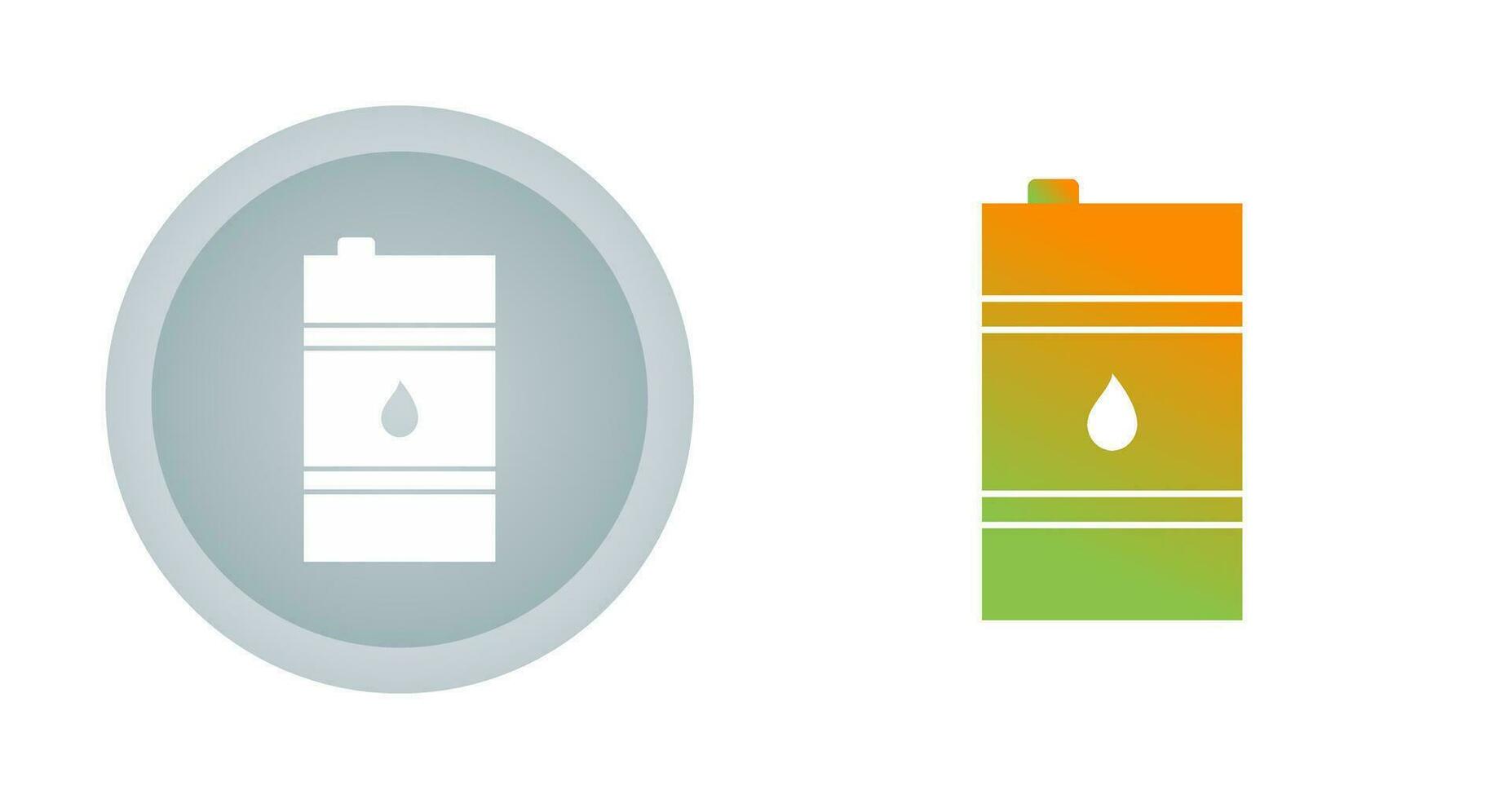 ícone de vetor de barril de petróleo