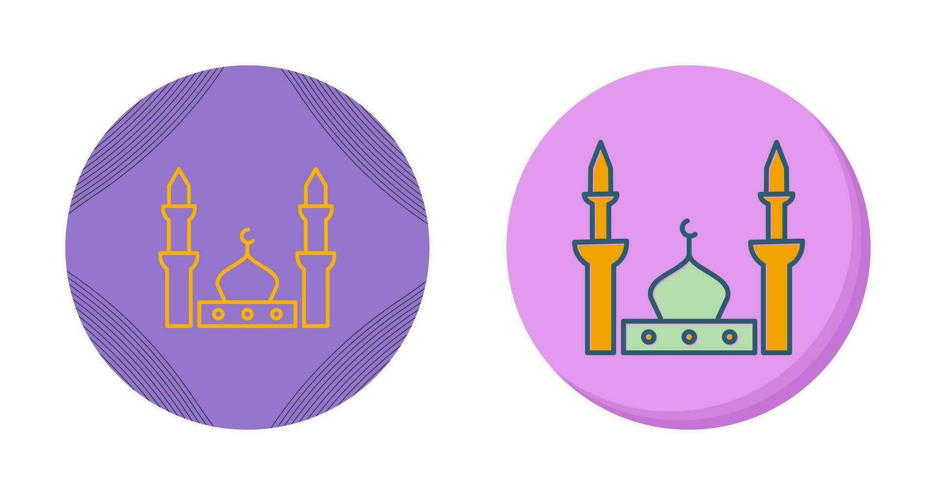 ícone do vetor da mesquita do profeta