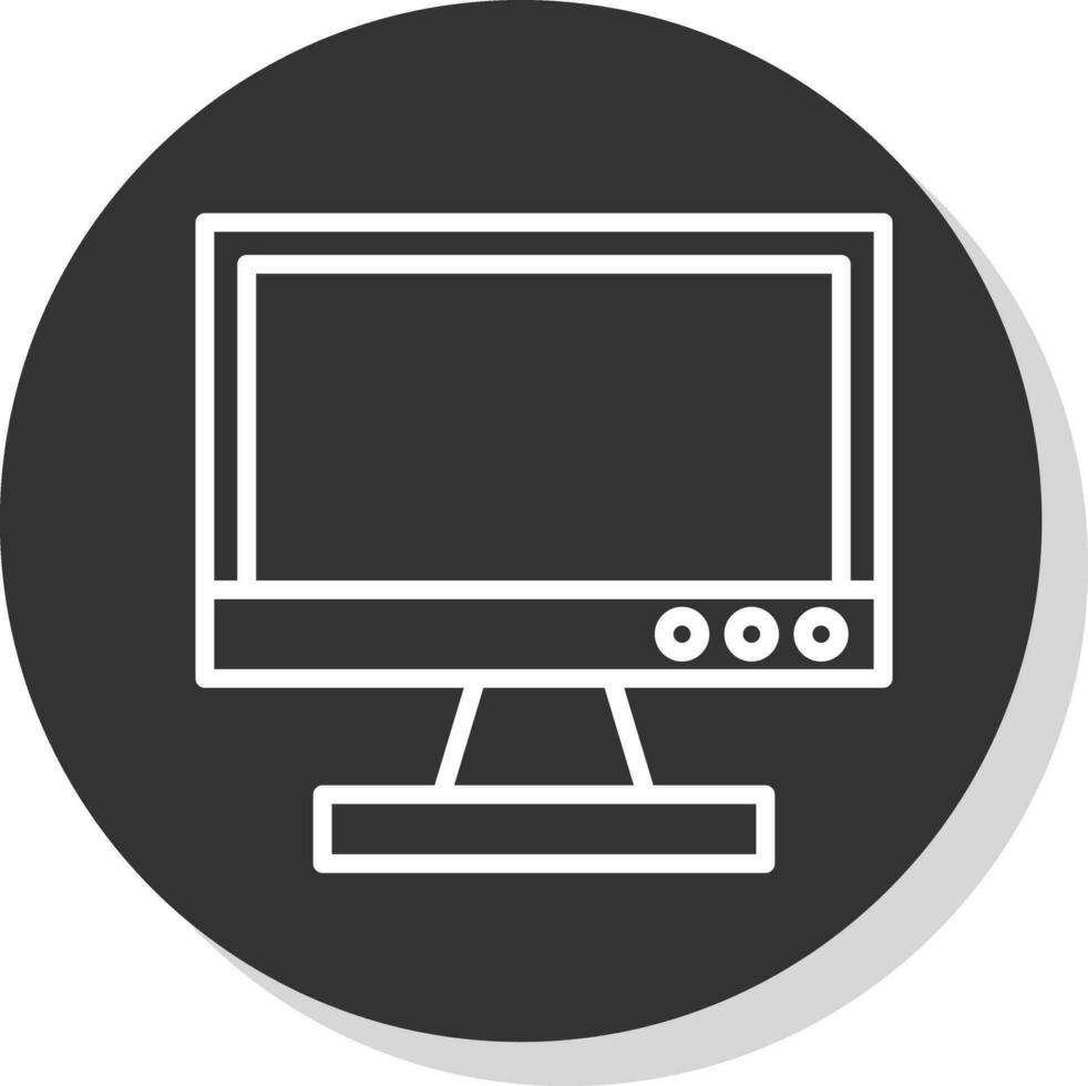 televisão monitor vetor ícone Projeto