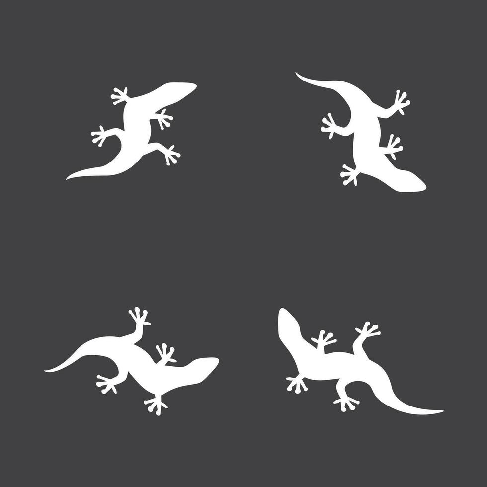 lagarto ícone silhueta logotipo símbolo vetor