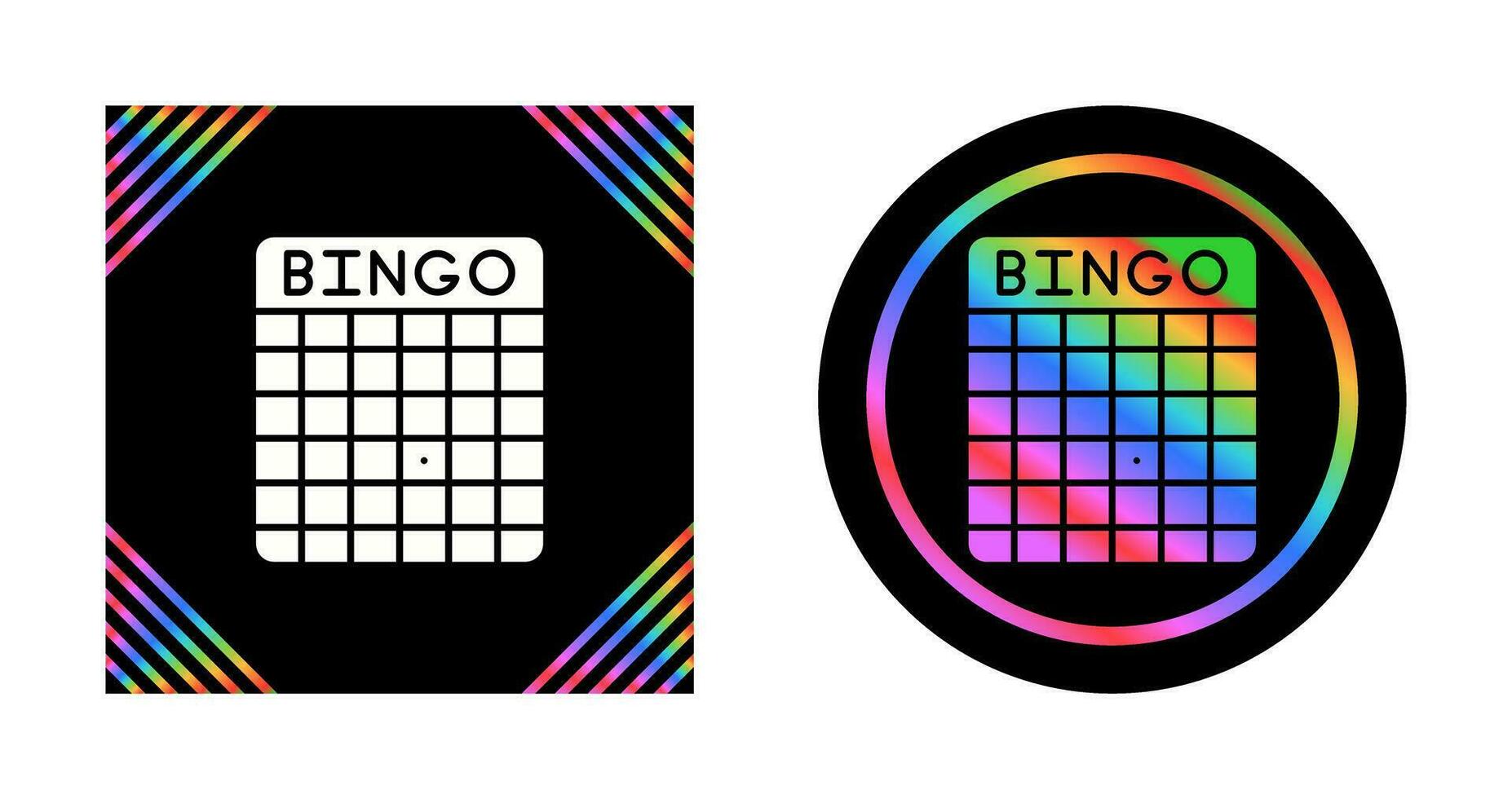 ícone de vetor de bingo