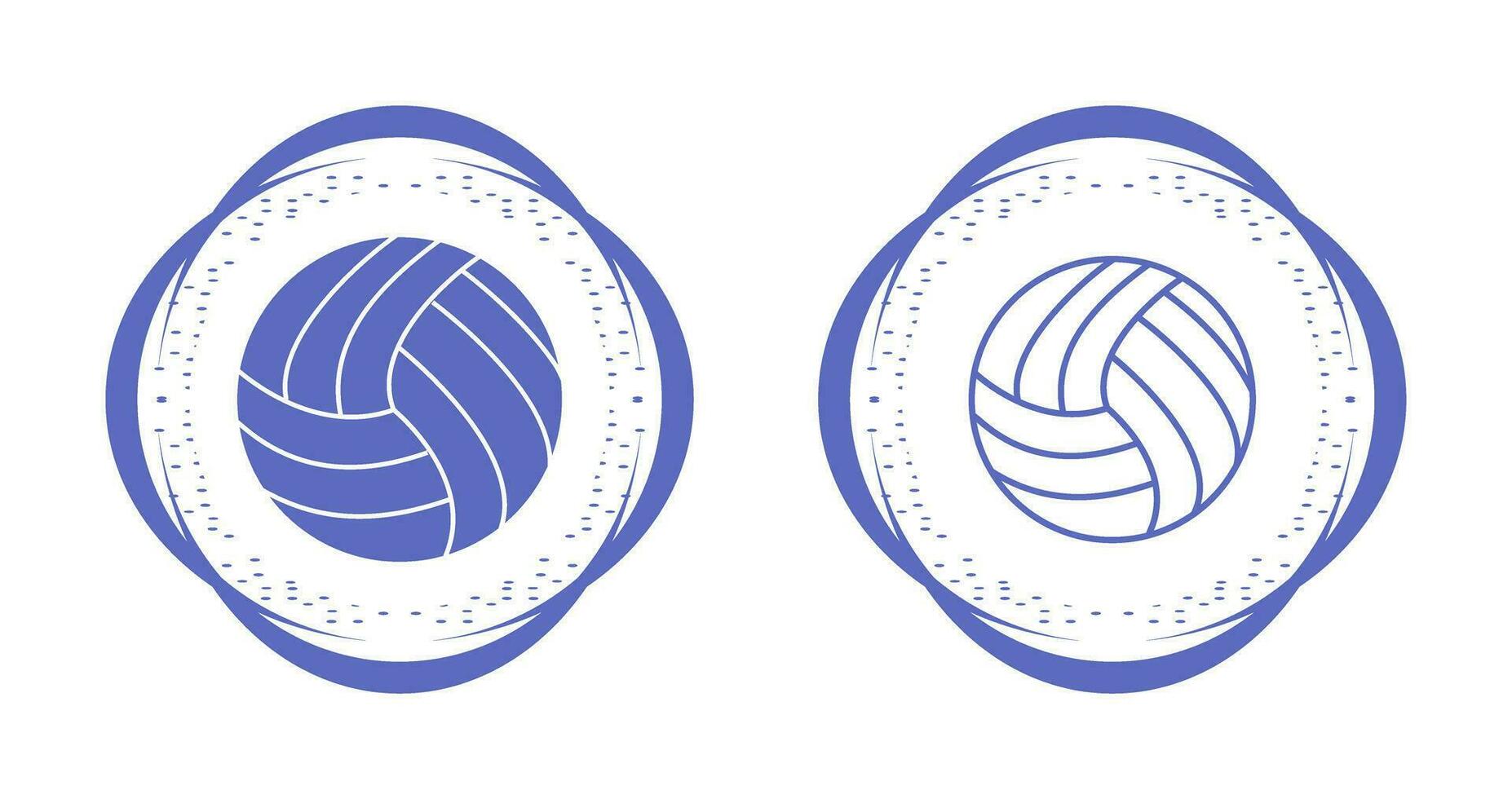 ícone de vetor de bola de vôlei