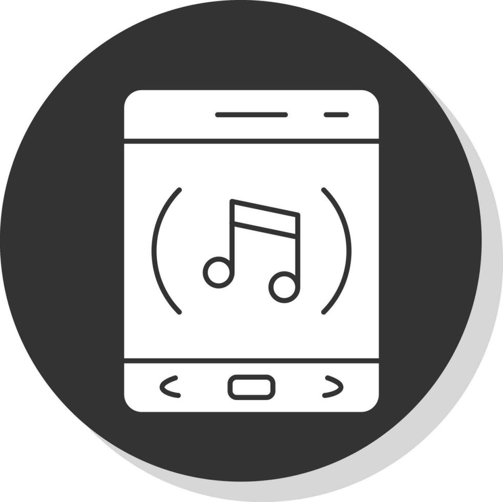 música aplicativo vetor ícone Projeto