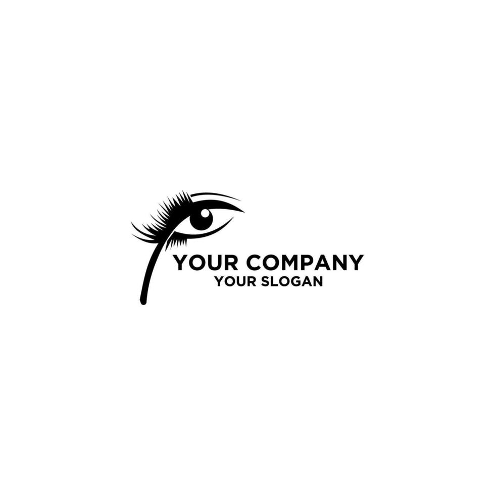 beleza olho logotipo Projeto vetor