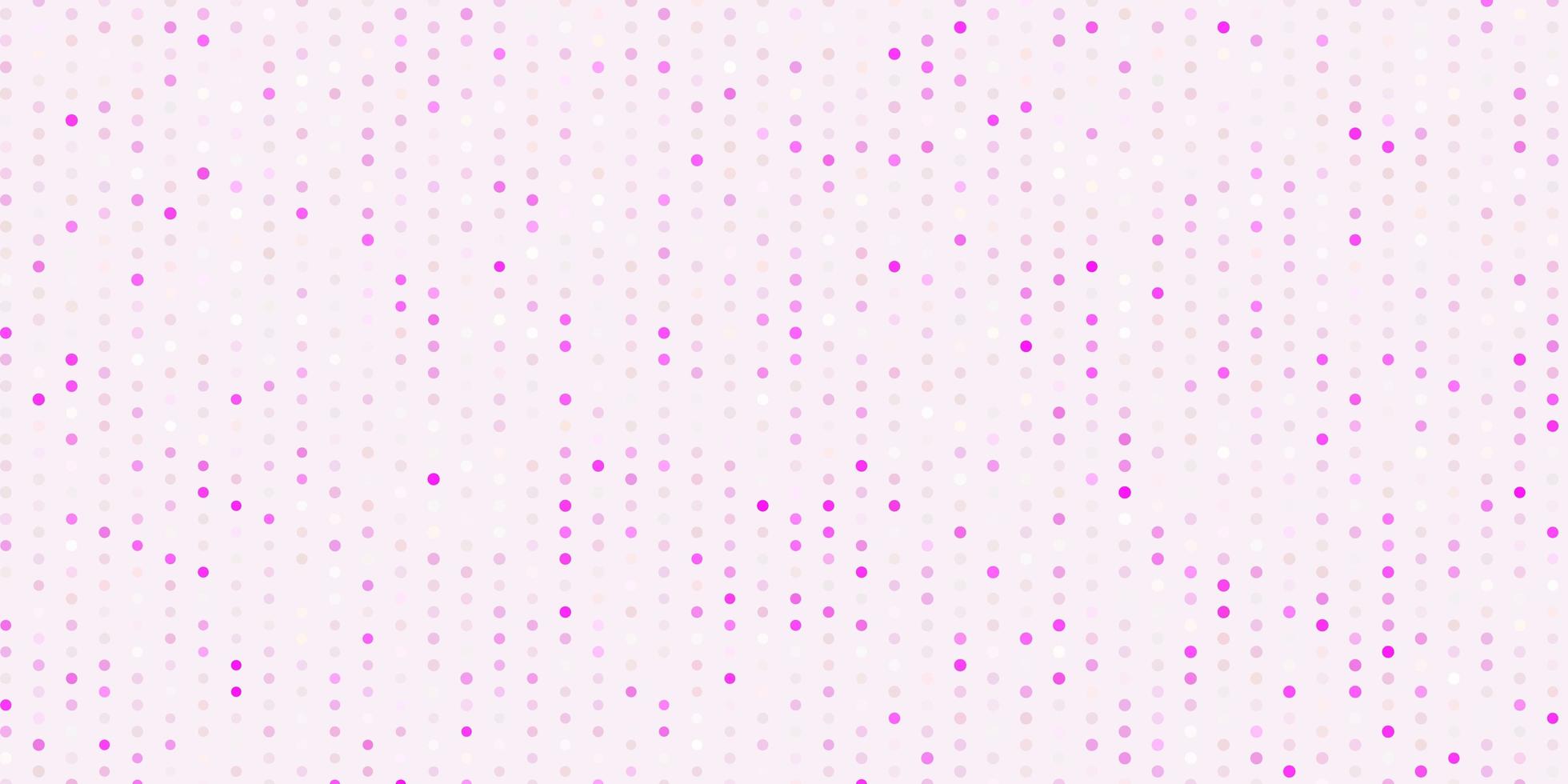 textura de vetor rosa claro com discos.