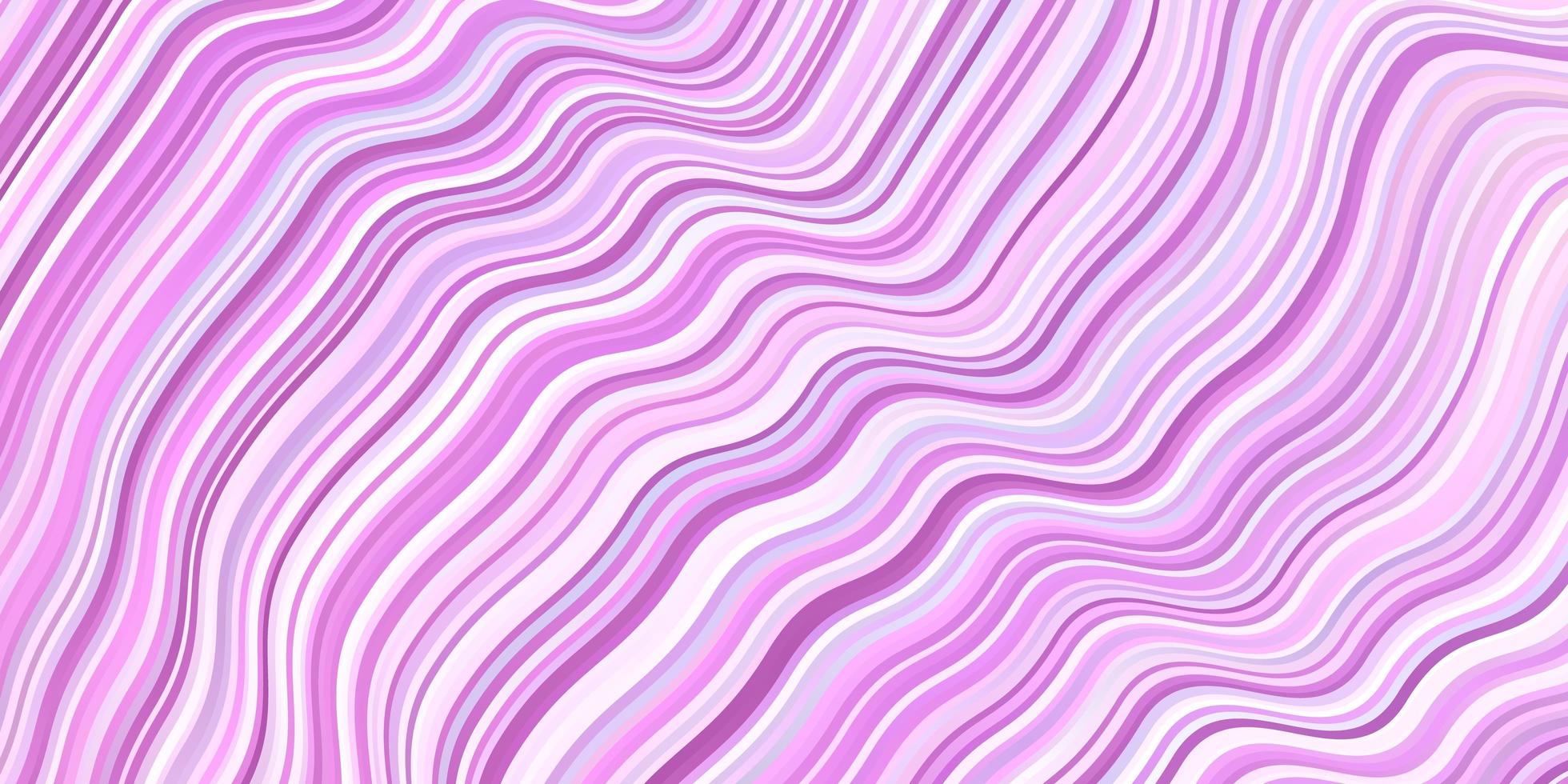 textura de vetor roxo, rosa claro com curvas.