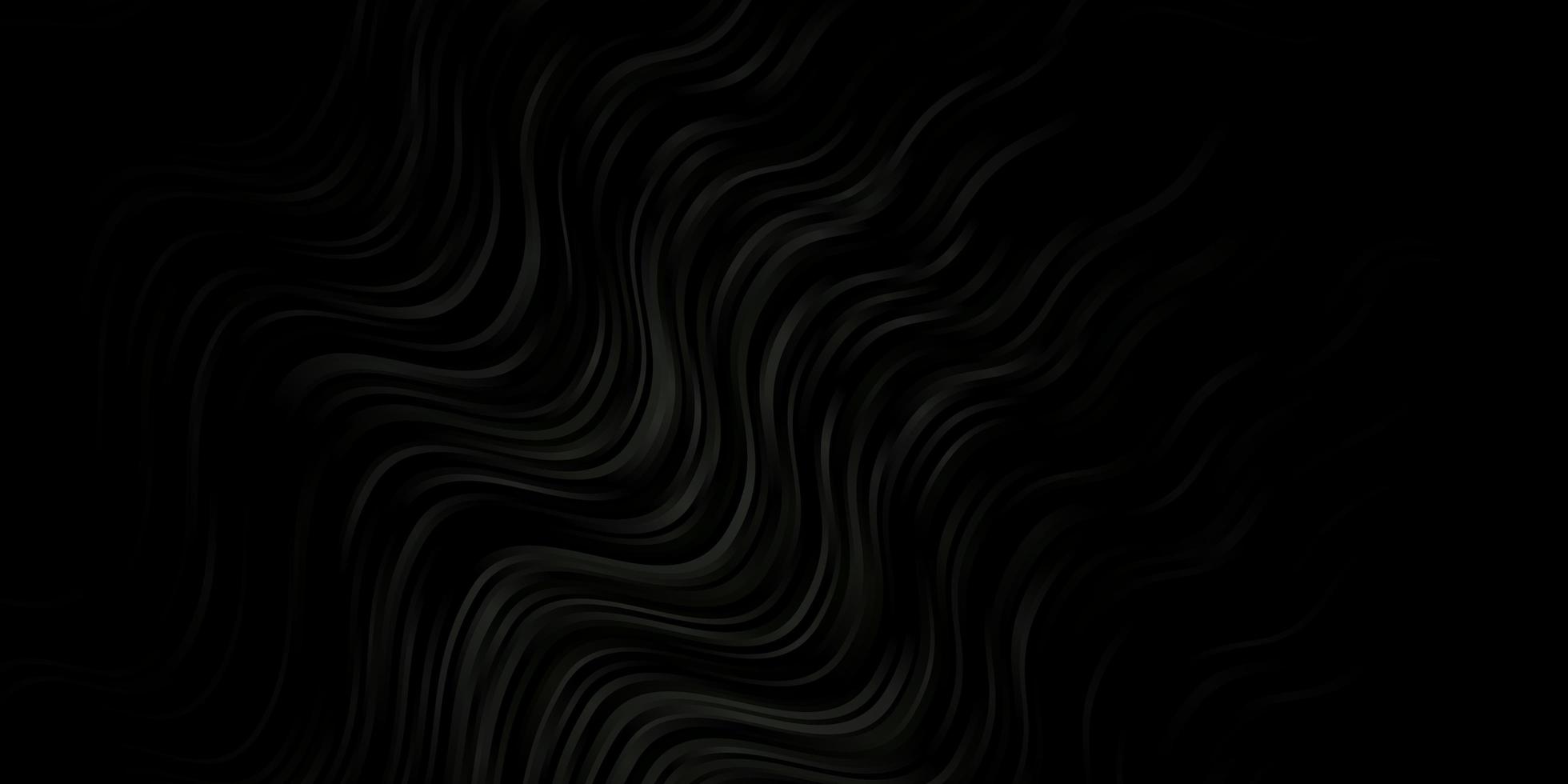 modelo de vetor cinza escuro com linhas curvas.