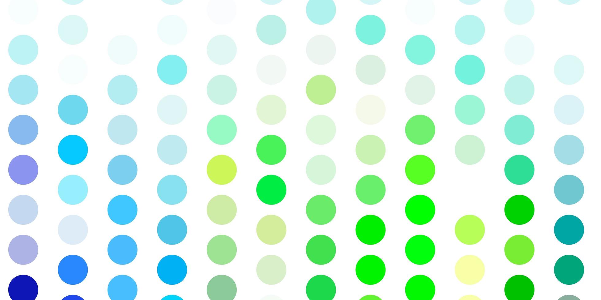 padrão de vetor azul e verde claro com esferas.