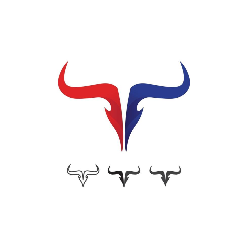 touro cabeça de búfalo vaca animal mascote logo design vector para esporte chifre búfalo animais mamíferos cabeça logo matador selvagem