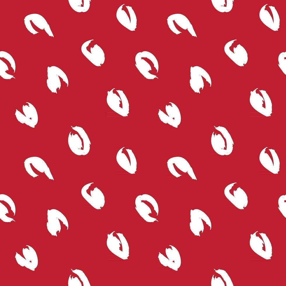 fundo sem emenda de leopardo animal vermelho vetor