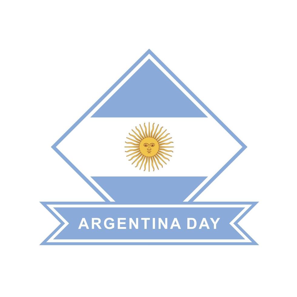 vetor de design do dia da argentina