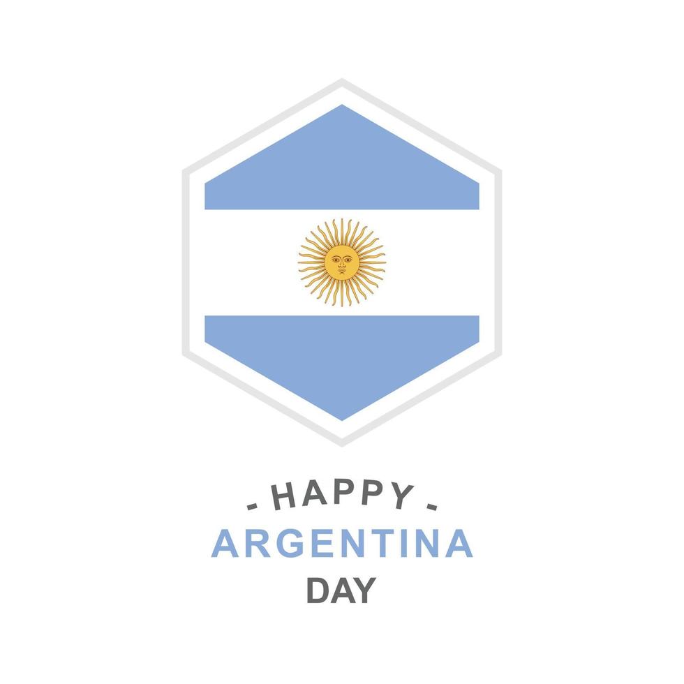 vetor de design do dia da argentina