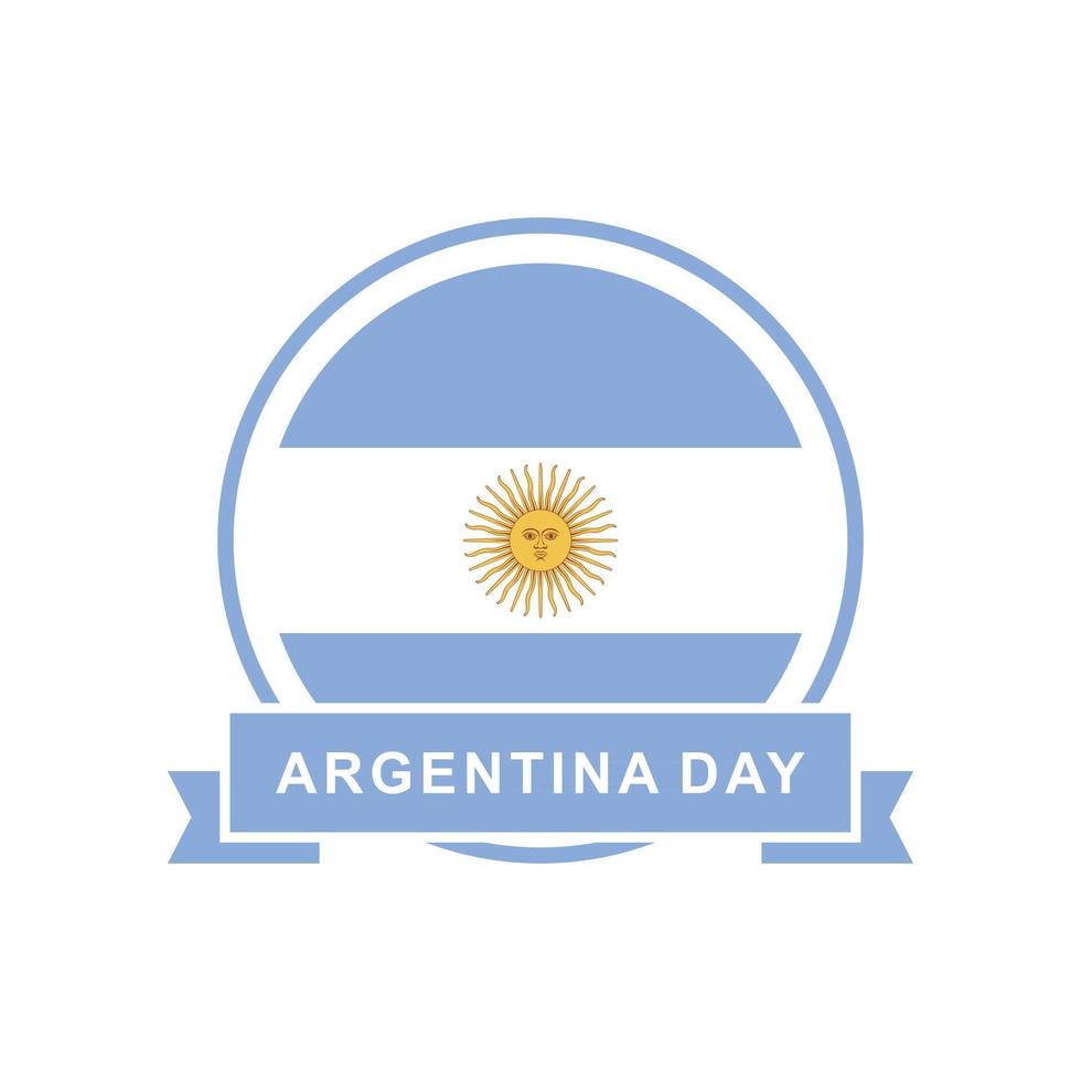 vetor de design do dia da argentina