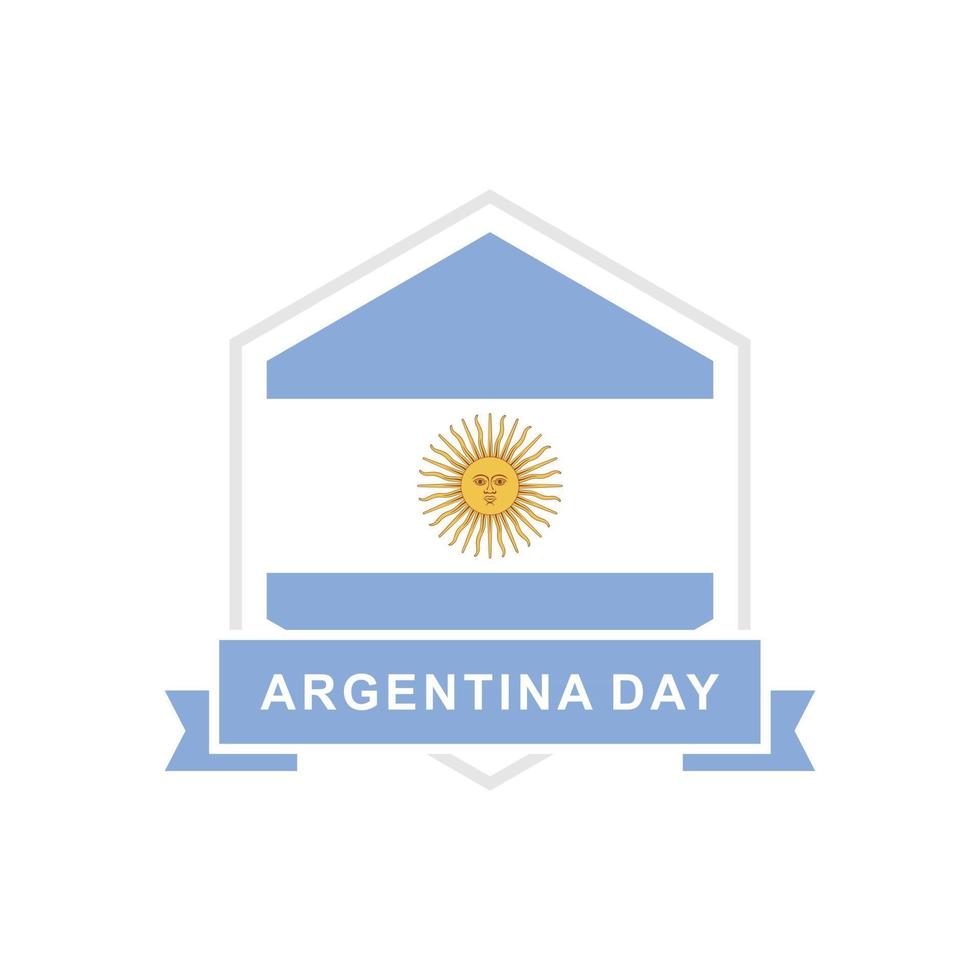 vetor de design do dia da argentina