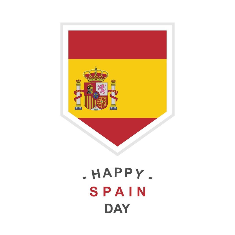 vetor de design do dia da espanha