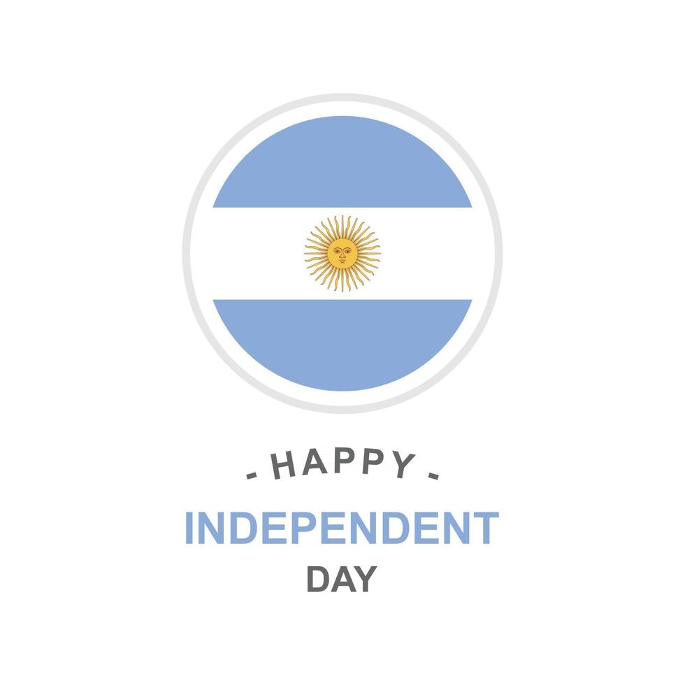 vetor de design do dia da argentina