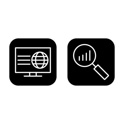 Conjunto de vetor SEO Search Engine Optimization Icons