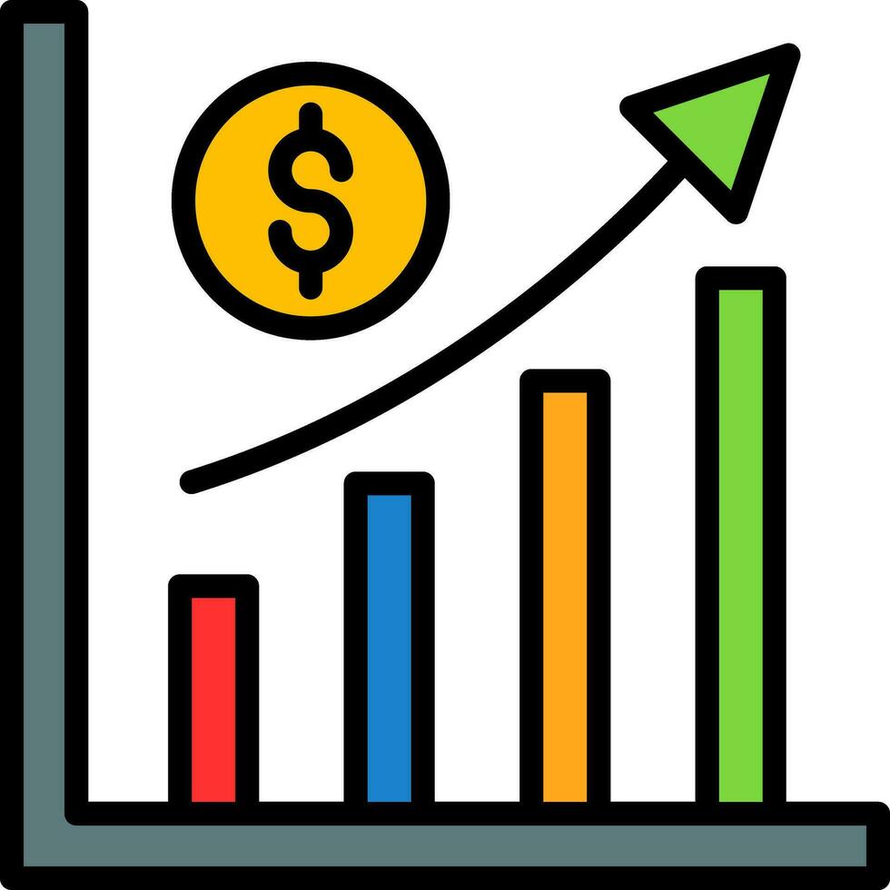 design de ícone de vetor de crescimento