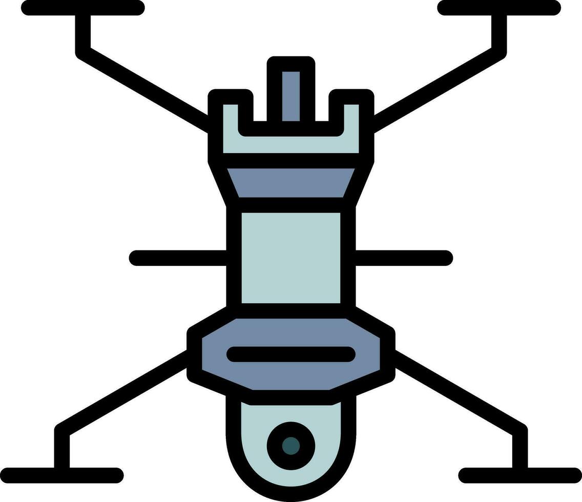 design de ícone de vetor de drone