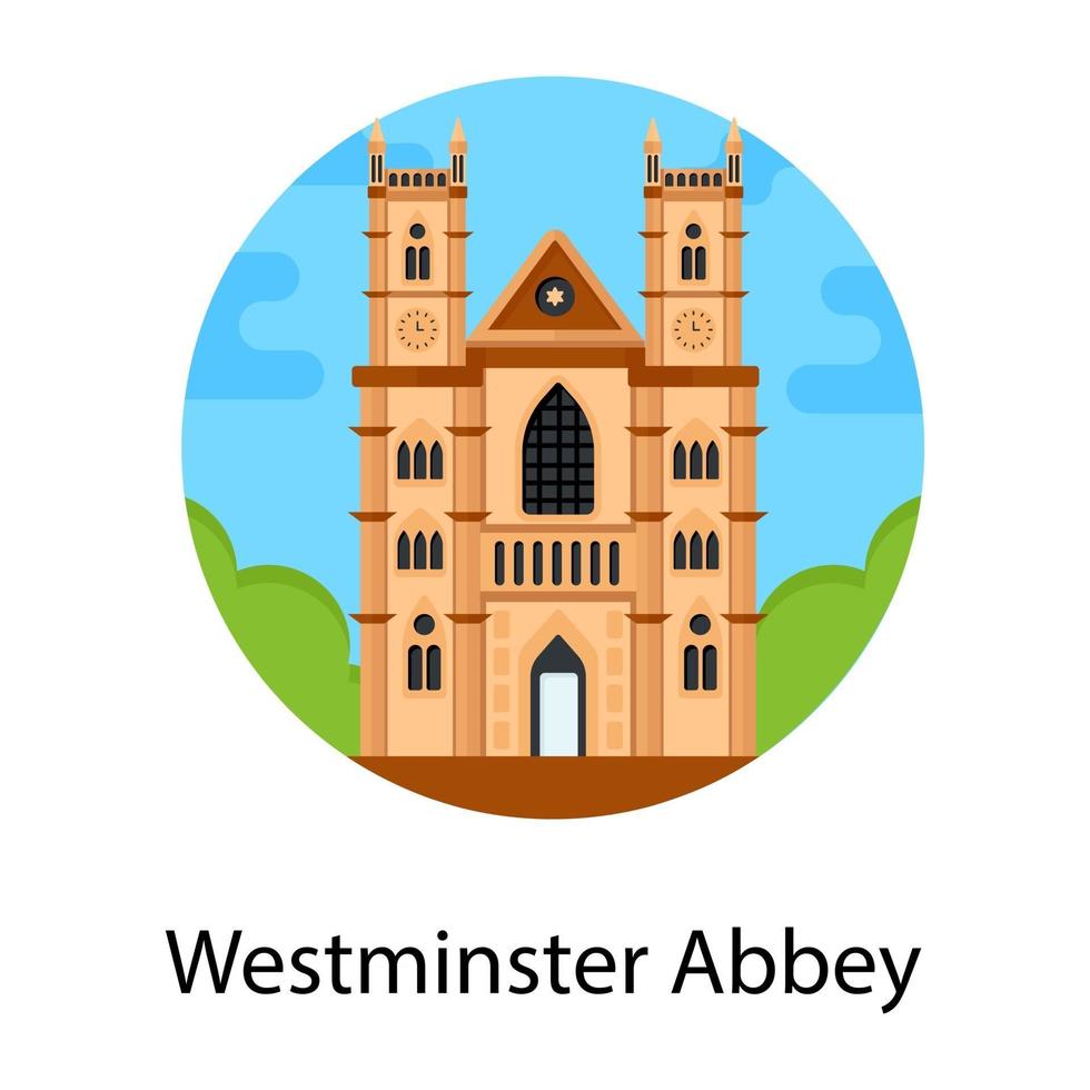 Monumento da Abadia de Westminster vetor
