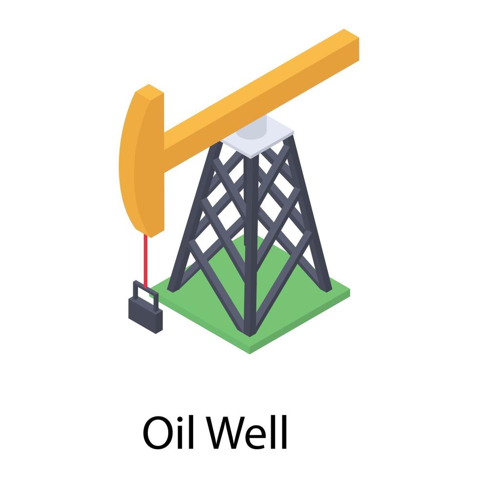 conceitos da indústria de petróleo vetor