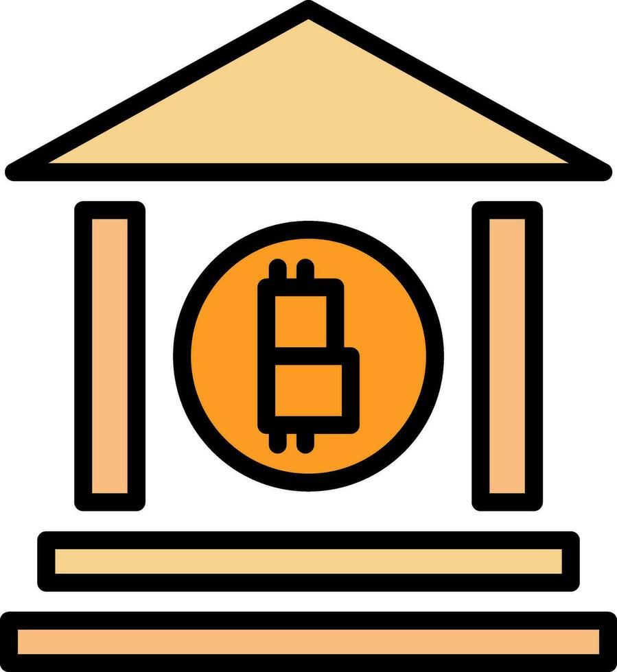 design de ícone de vetor de banco