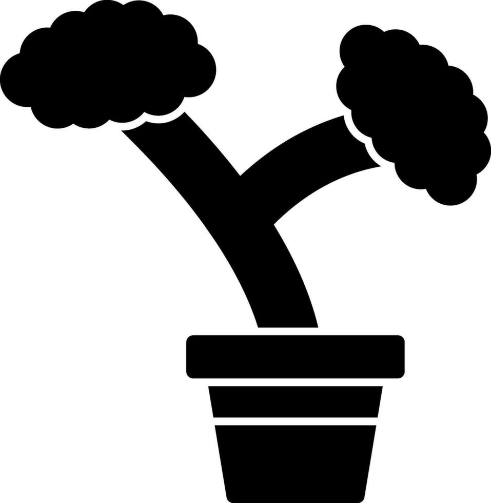 design de ícone de vetor de bonsai