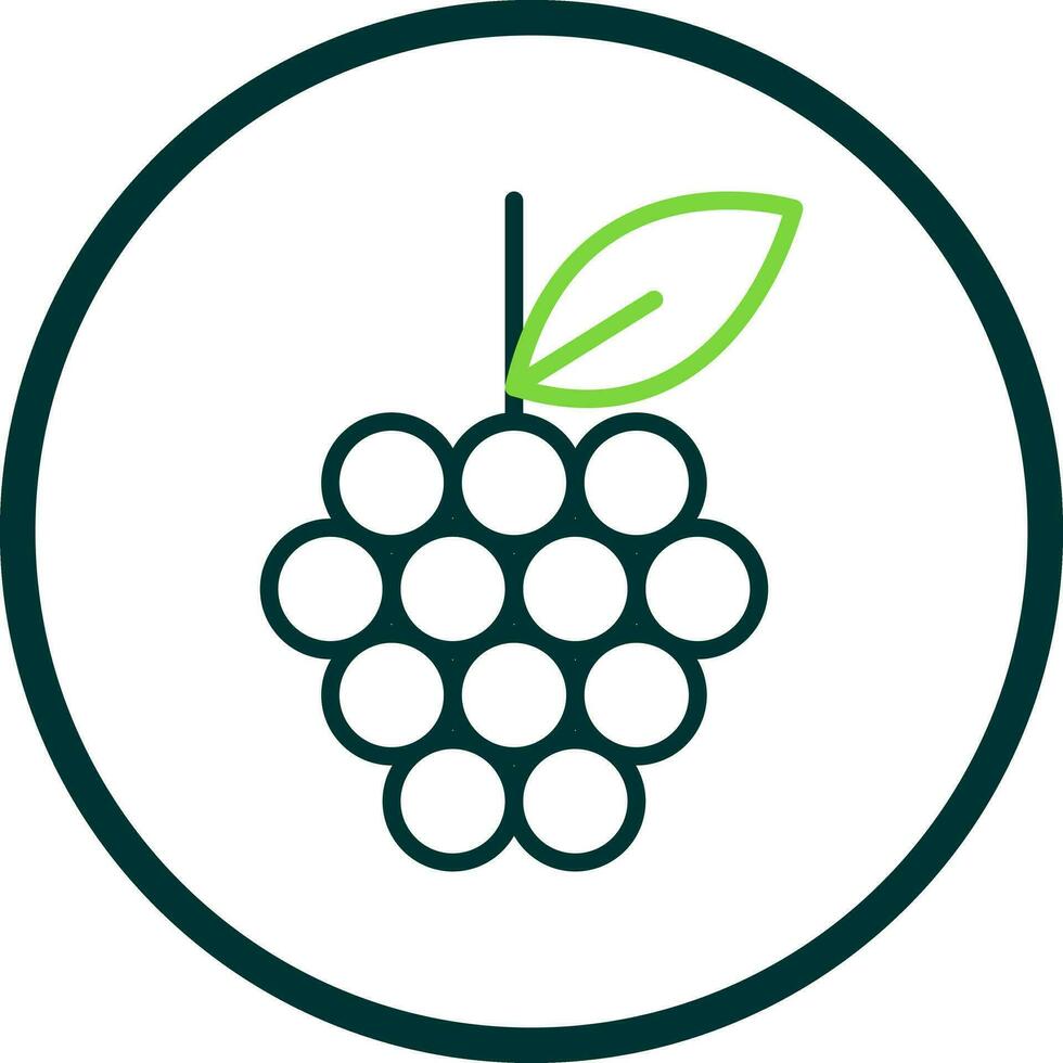 design de ícone de vetor de uvas