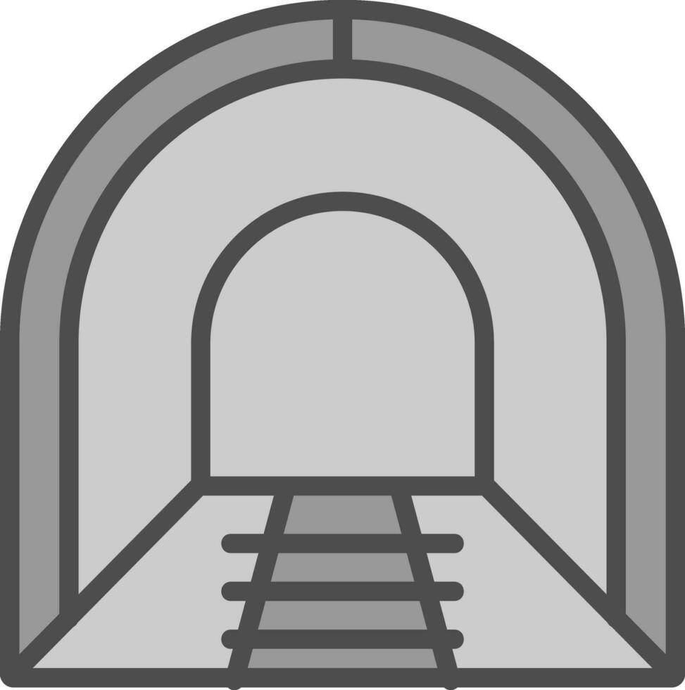 design de ícone de vetor de túnel