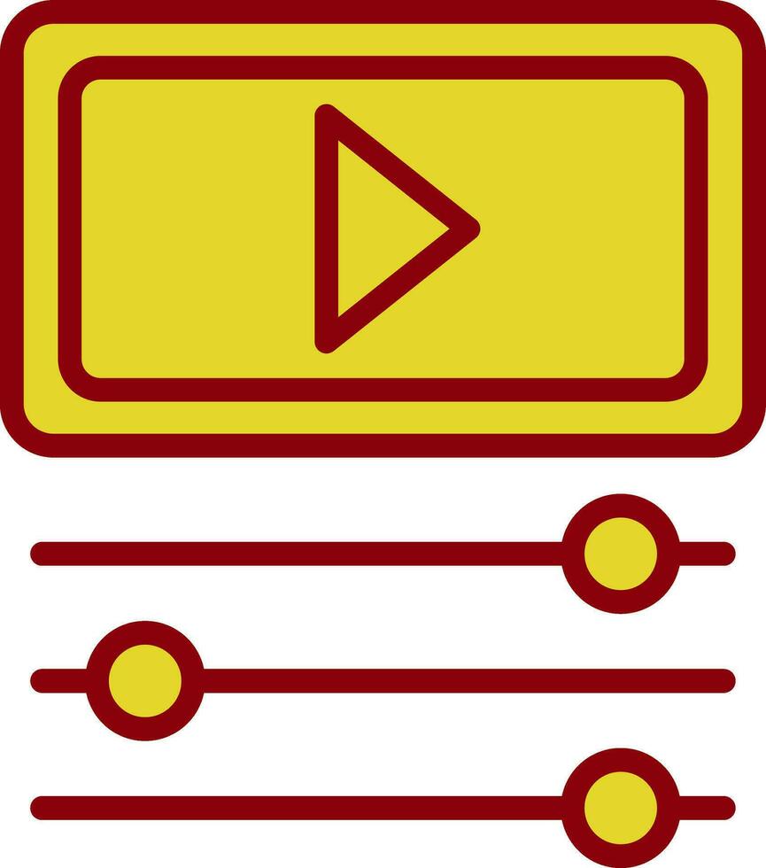 design de ícone de vetor de vídeo