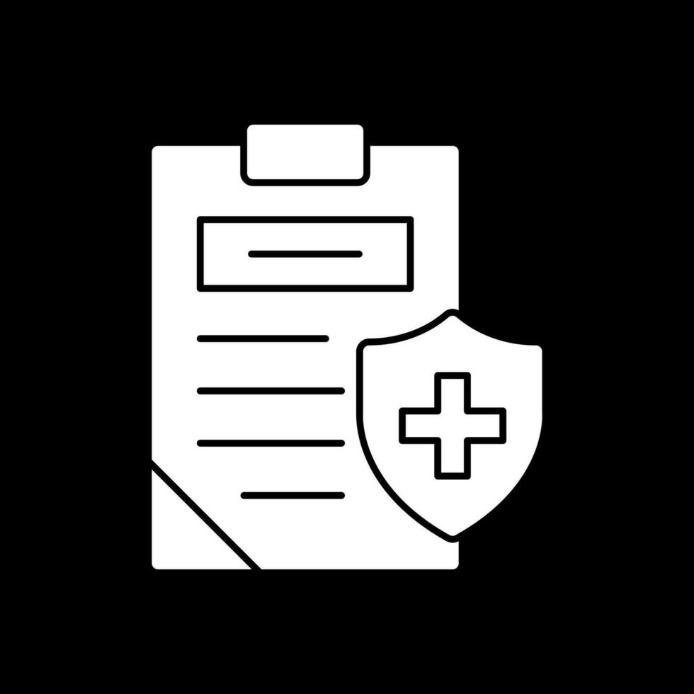 design de ícone de vetor de seguro médico