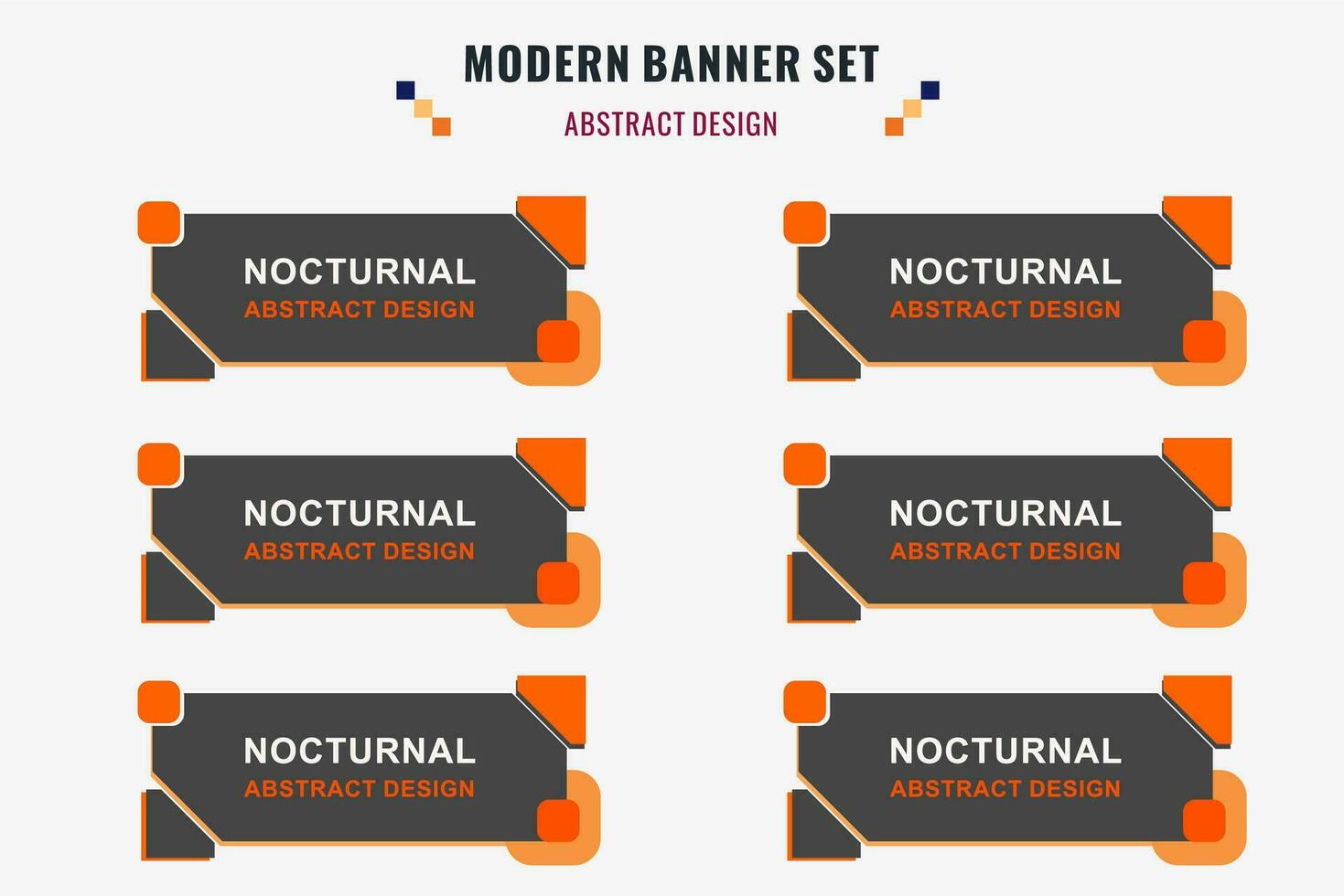 moderno abstrato vetor bandeira definir. plano geométrico forma com diferente cores e diferente estilo. modelo para rede ou impressão projeto, pronto para usar.