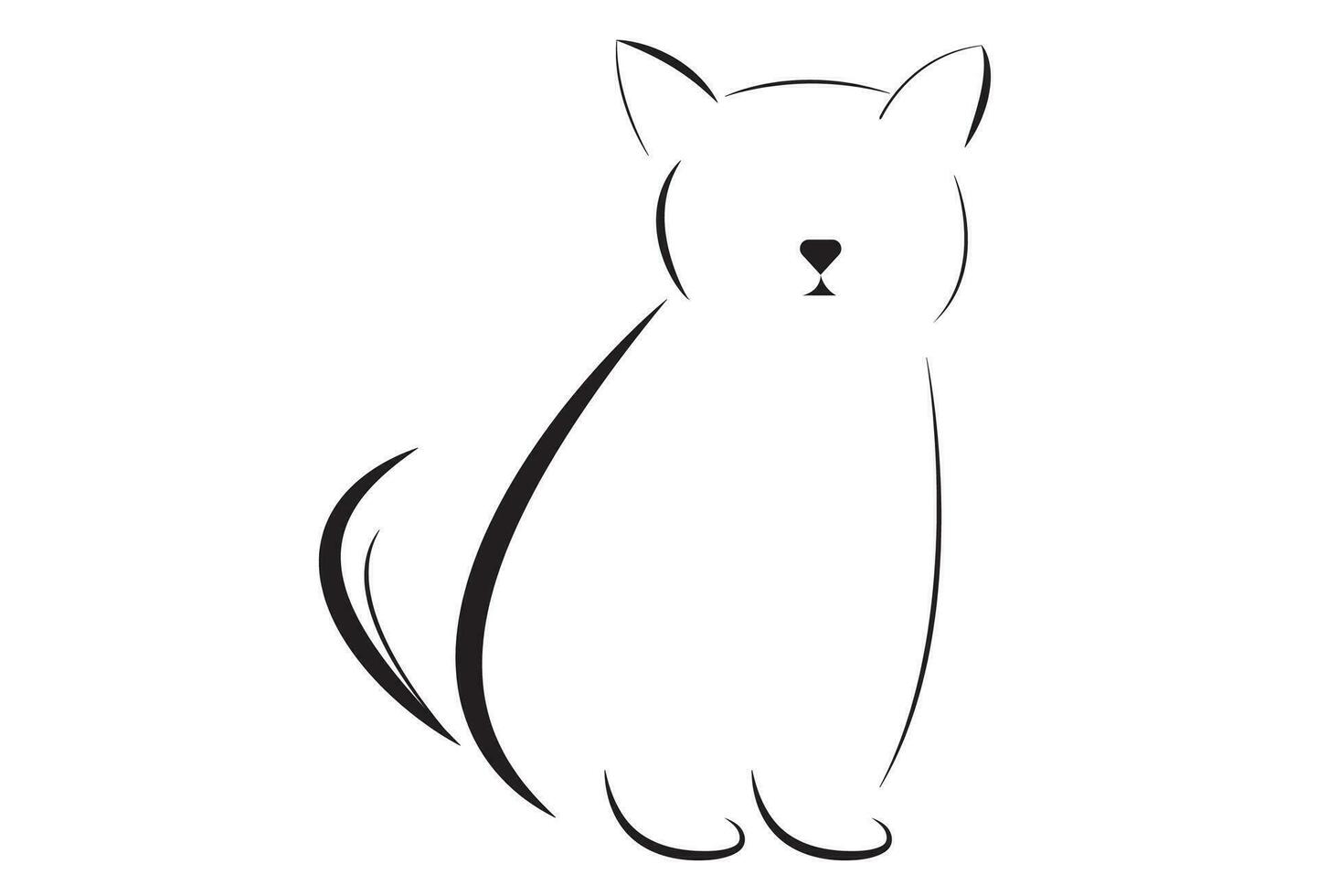 uma gato logotipo é uma logotipo este tem uma gato imagem Como a a Principal elemento dentro Está Projeto. a gato logotipo pode estar usava dentro uma Largo variedade do indústrias, a partir de a Comida indústria para a moda indústria. abstrato, animal vetor