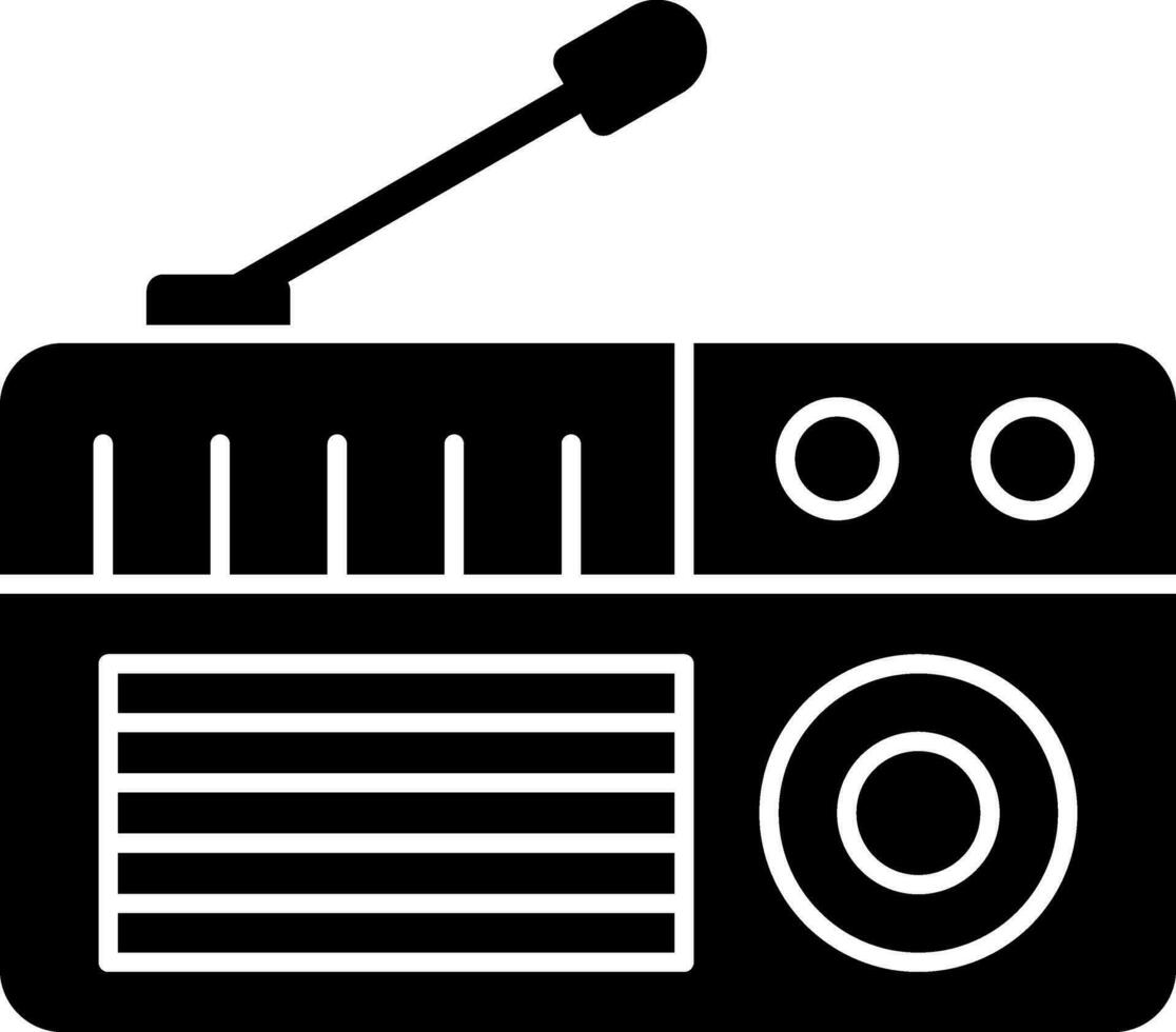 design de ícone de vetor de rádio