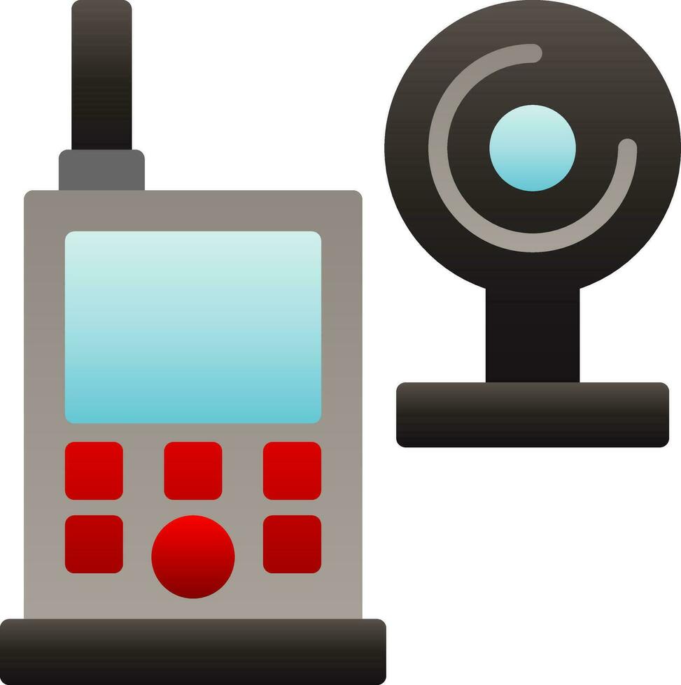monitorar o design do ícone do vetor
